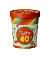 Gekleurde Snoepbakje 40 Jaar